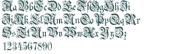 Fancy Old English Fonts