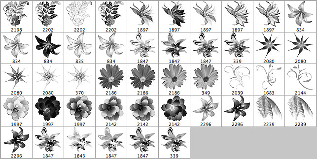 Flower Photoshop Brushes