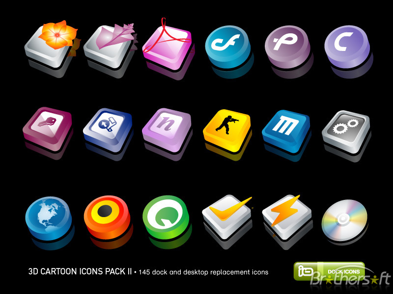 Free 3D Icons Download