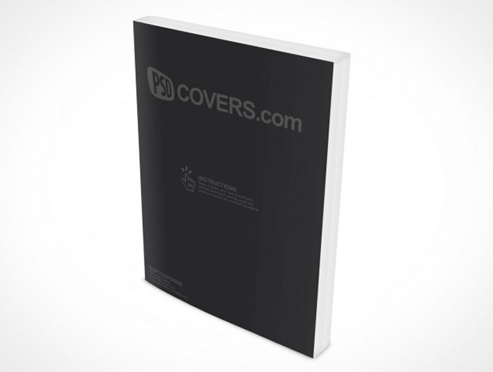 Free Book Cover Mockup PSD