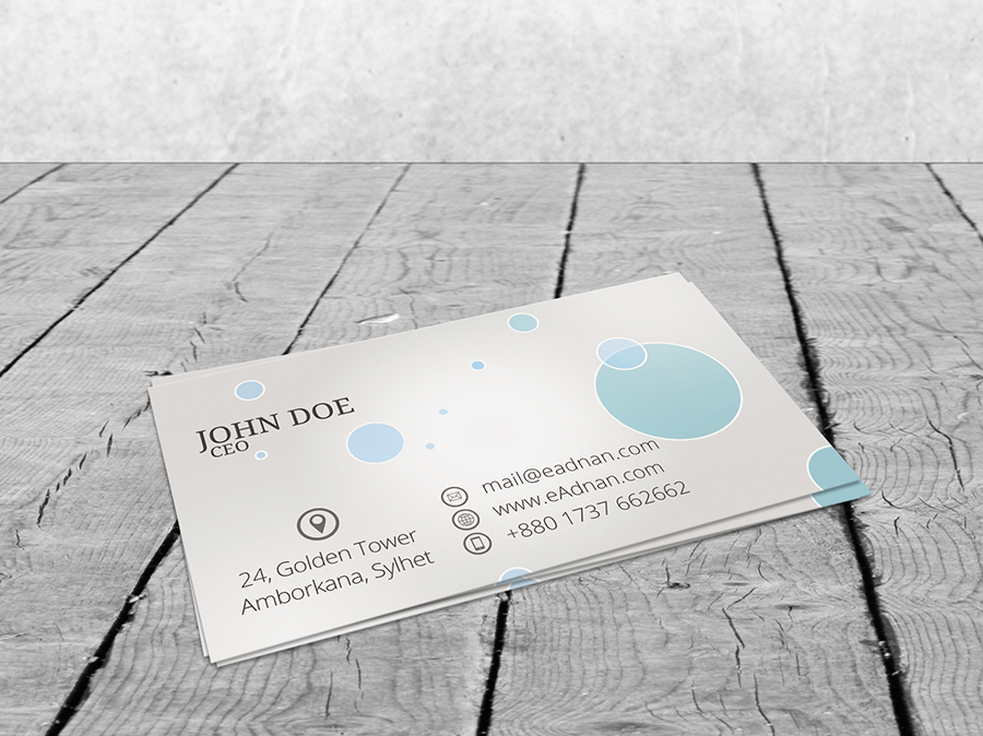 Free Business Card Mock Up Psd