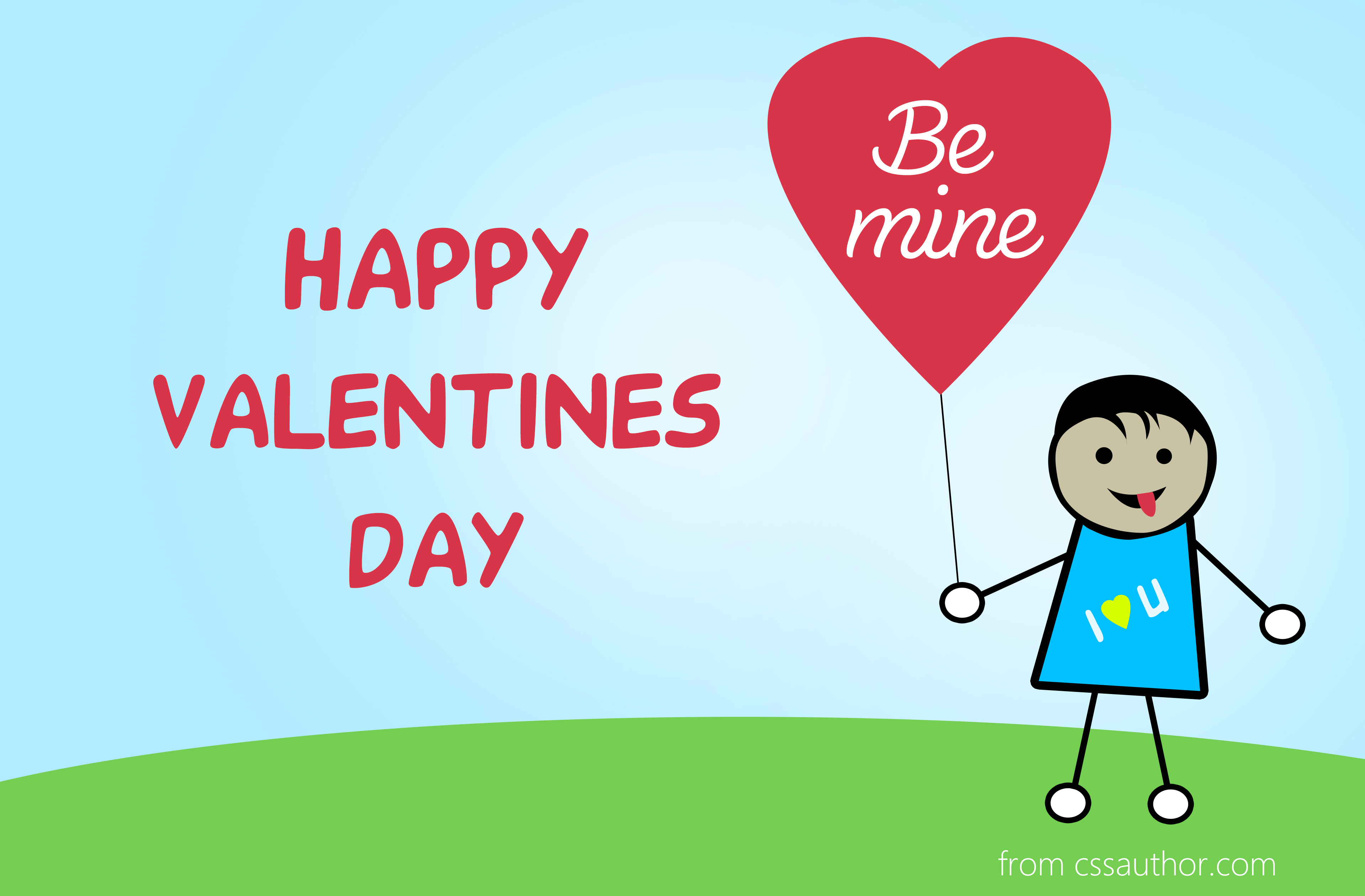 Free Kids Valentine's Day Card Free Kids Valentine's Day Card