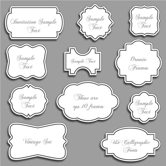 18 Ornate Frame Vector Free Logo Images