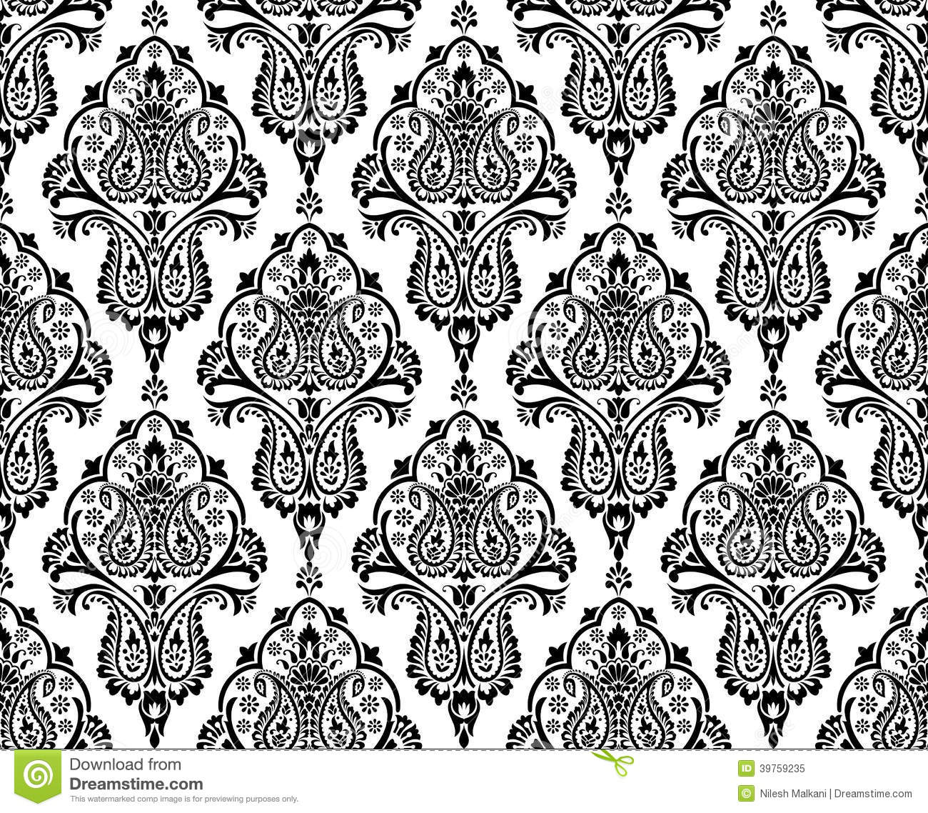 Free Paisley Vector Patterns