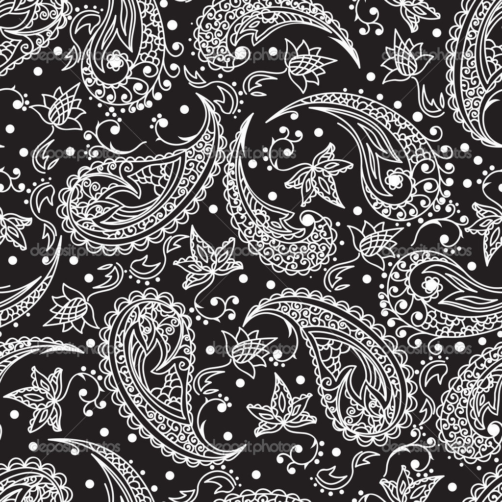 Free Paisley Vector Patterns