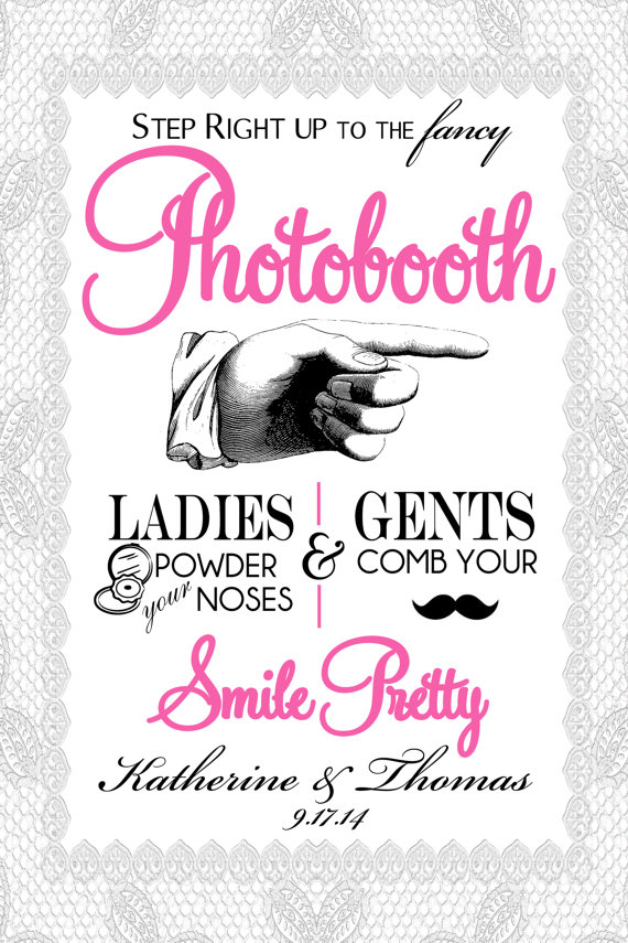 Free Photo Booth Sign