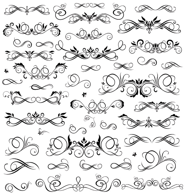 Free Scroll Stencil Designs