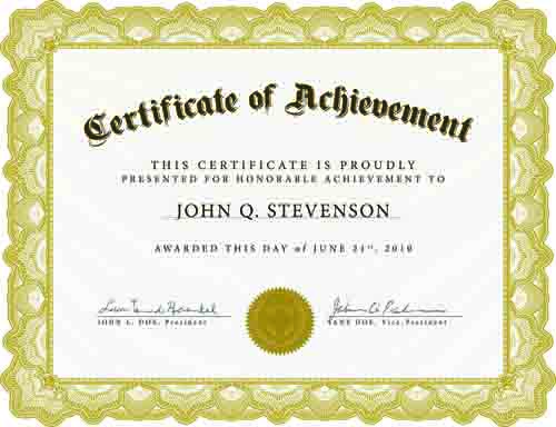 Free Vector Certificate Template Free Vector Certificate Template