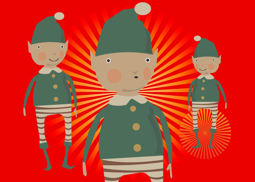 Free Vector Christmas Elf Clip Art