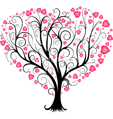 Free Vector Trees Love