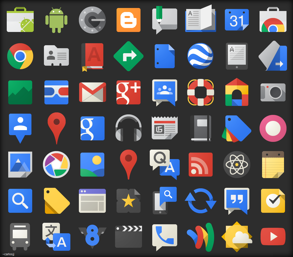 Google JFK Icons
