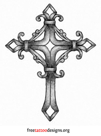 Gothic Cross Tattoo Designs