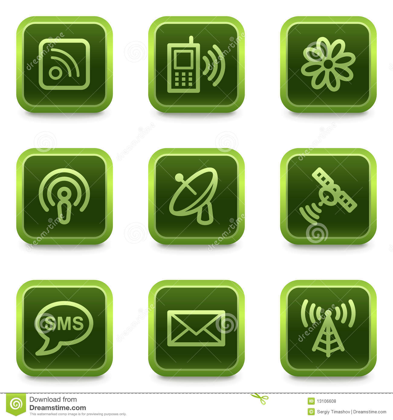 Green Square Icon