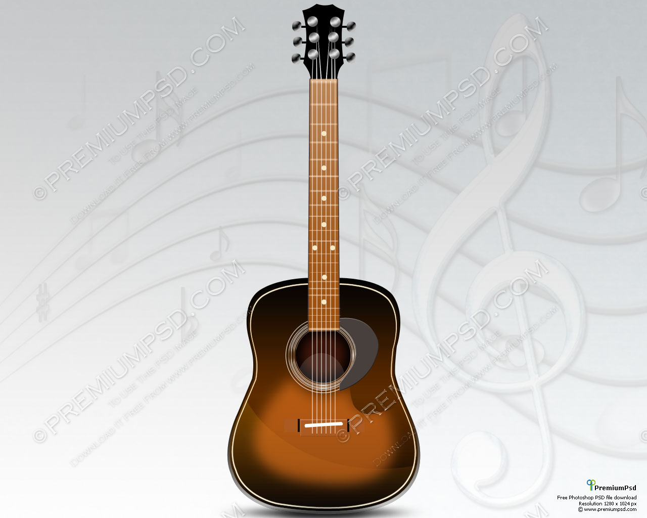 High Resolution Acoustic Guitar