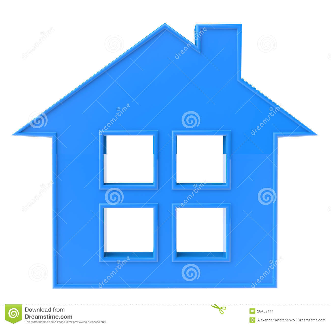 House Icon Blue