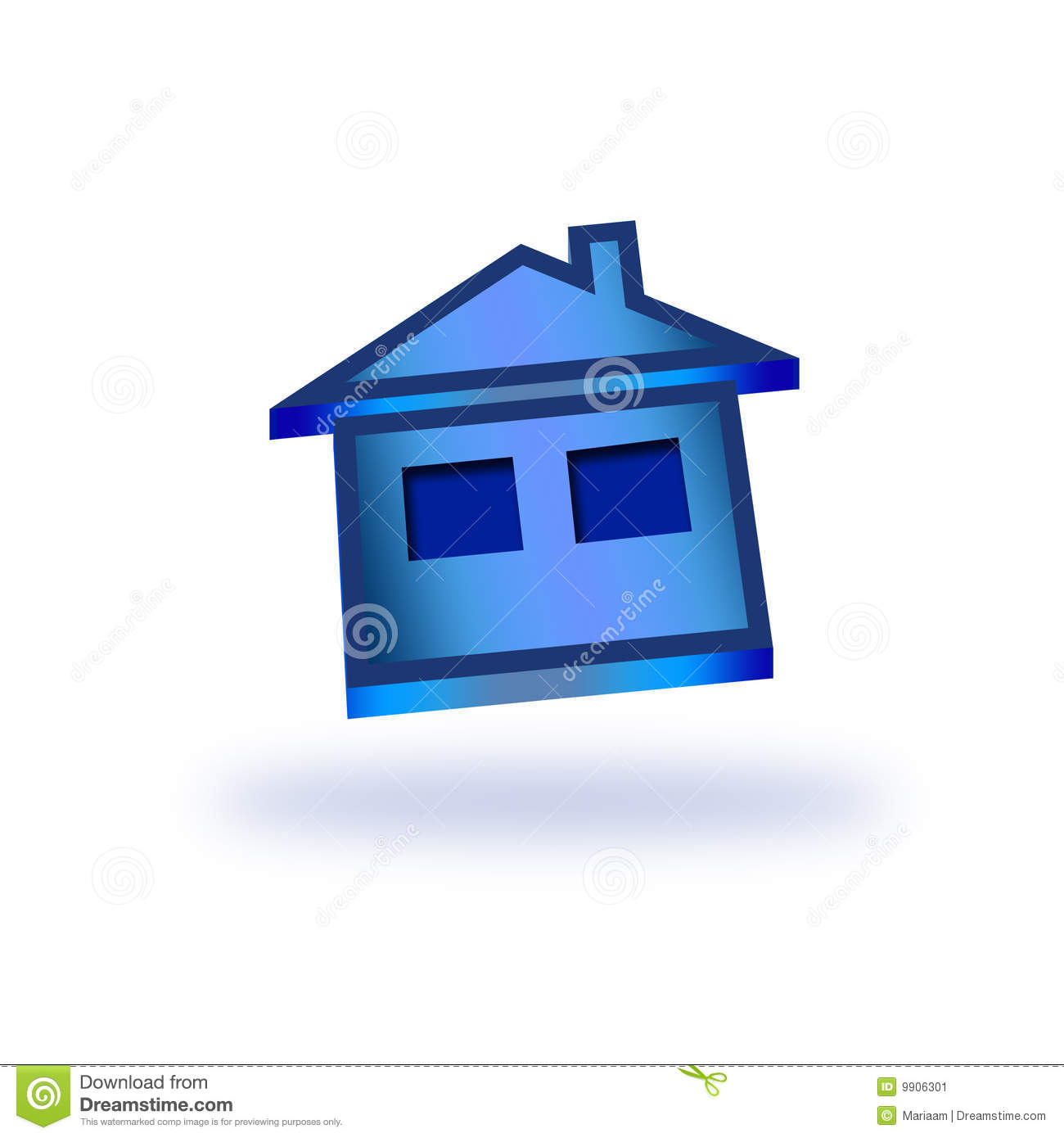 House Icon Blue