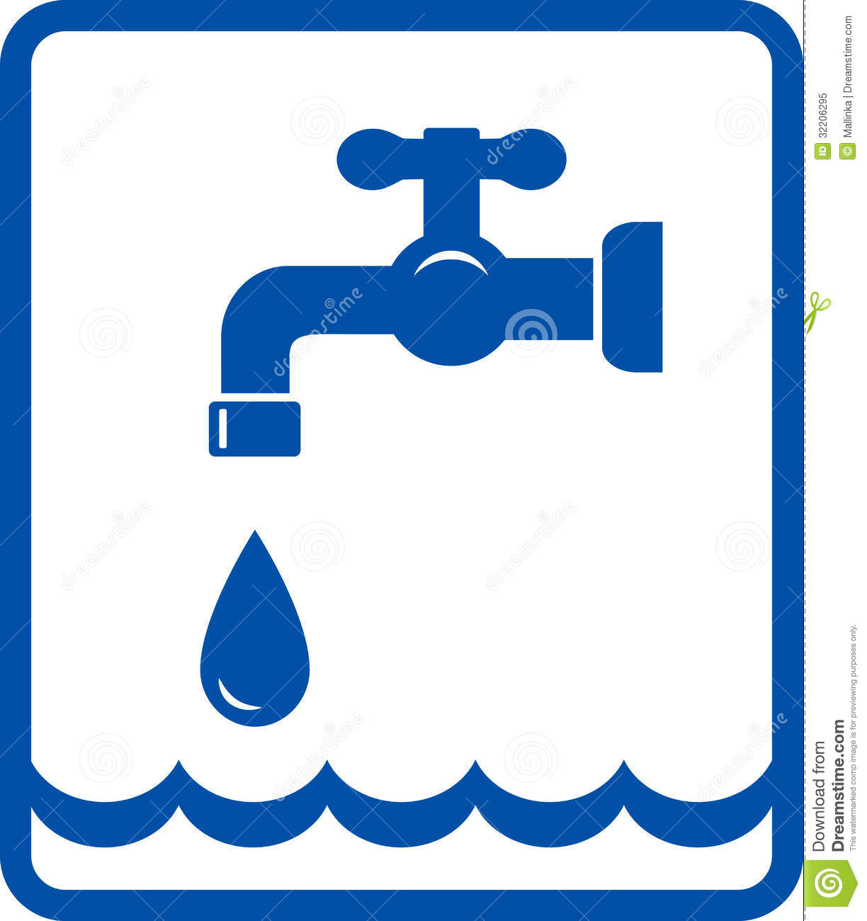 Icon Drinking Water Clip Art