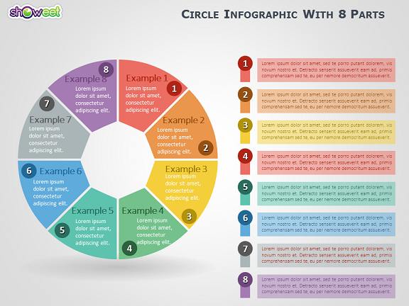 Infographic PowerPoint Template Circle