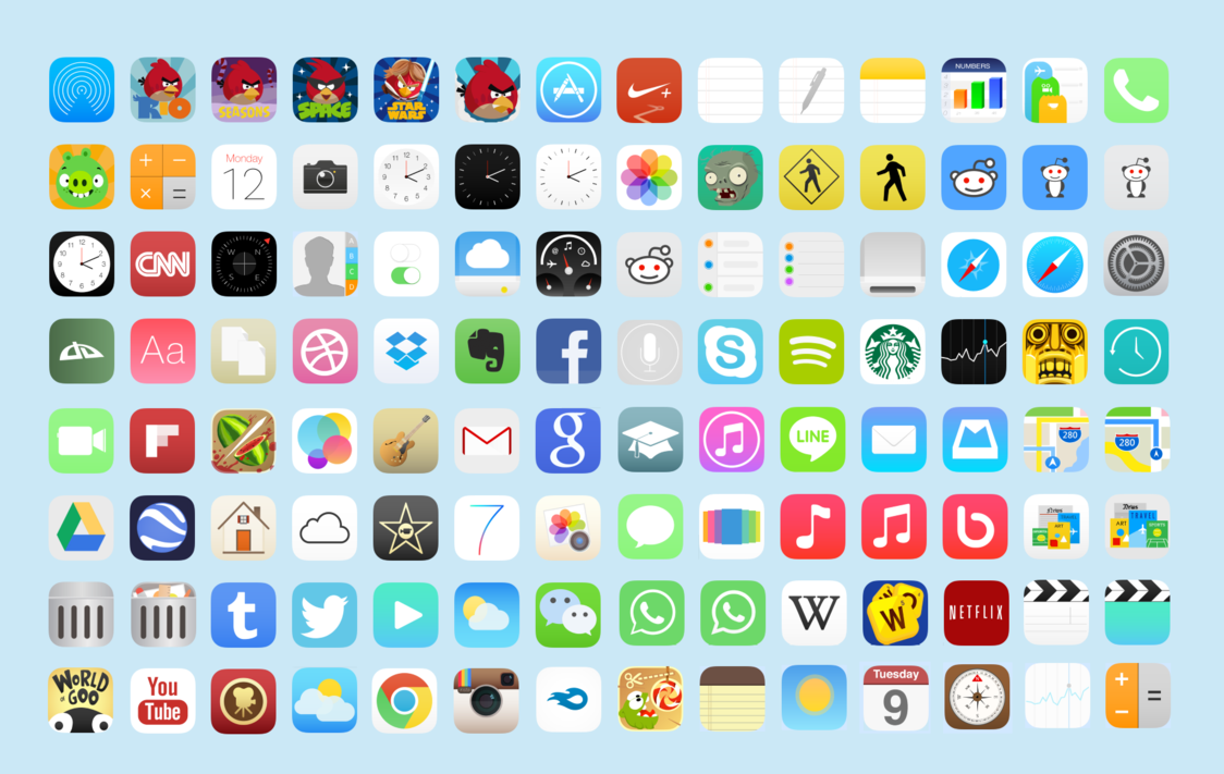 iOS 7 Icons