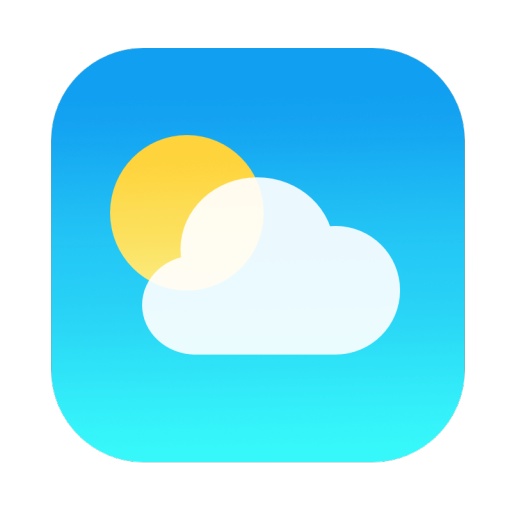 iPhone Weather App Icon iPhone Weather App Icon