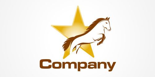 Jumping Horse Logo Jumping Horse Logo