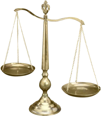 Legal Scales of Justice PNG