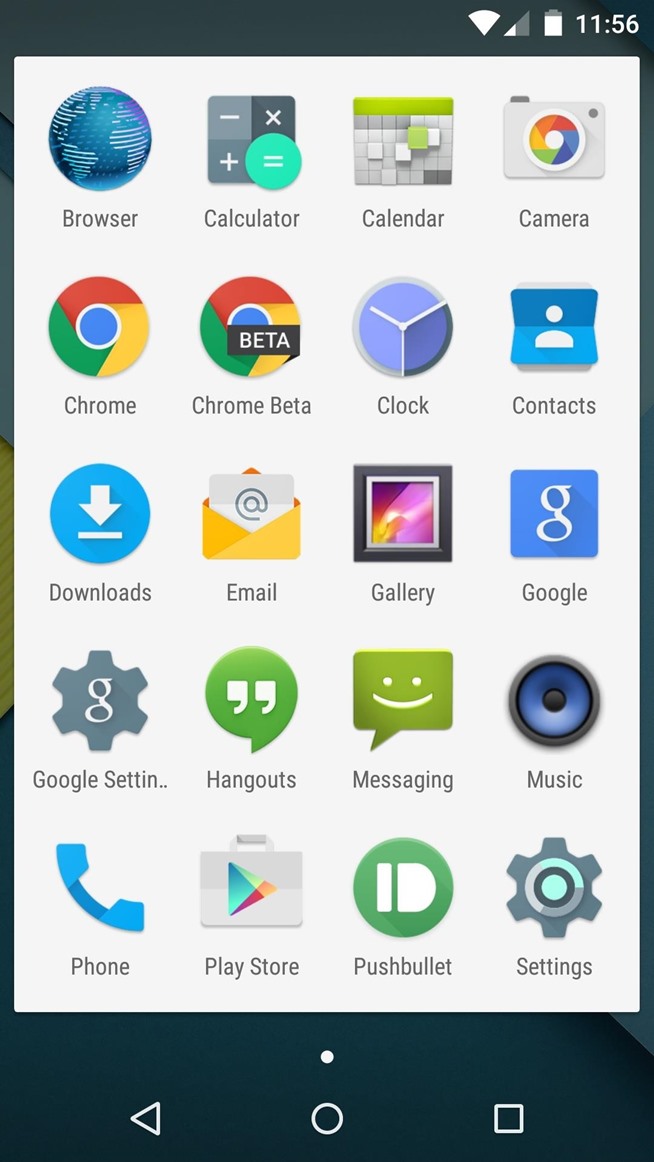 Lollipop Android App Drawer Icon