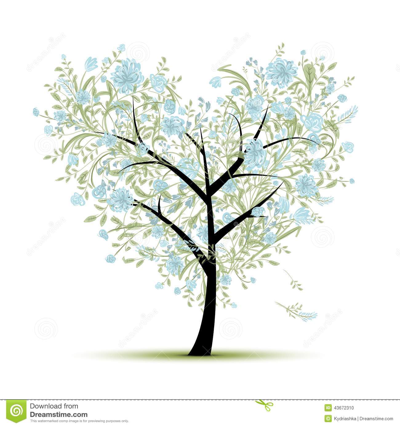 Love Heart Shaped Tree