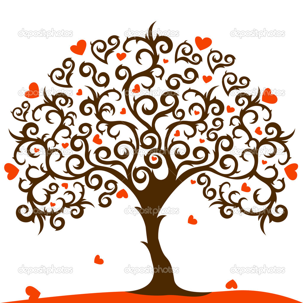 Love Tree Clip Art