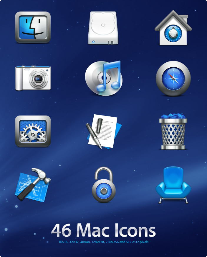 Mac OS X Icon Sets