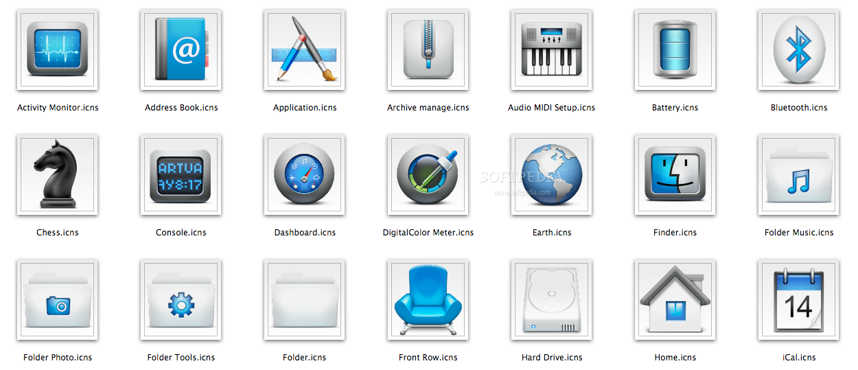 Mac OS X Icons Download