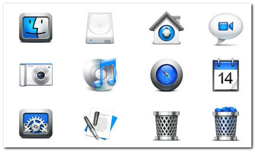 Mac OS X Icons Free