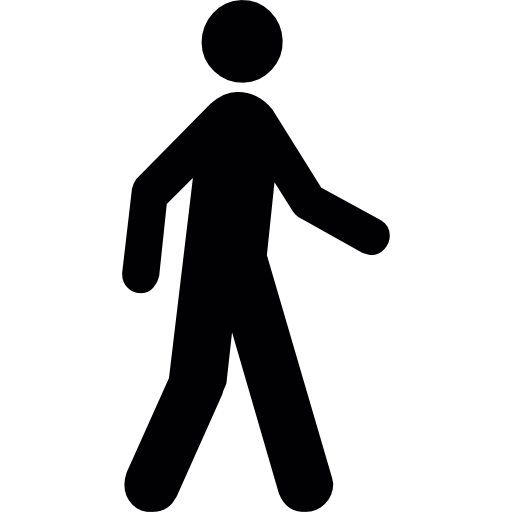 Man Walking Silhouette Vector