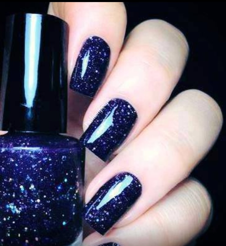 Midnight Blue Nail Designs Midnight Blue Nail Designs