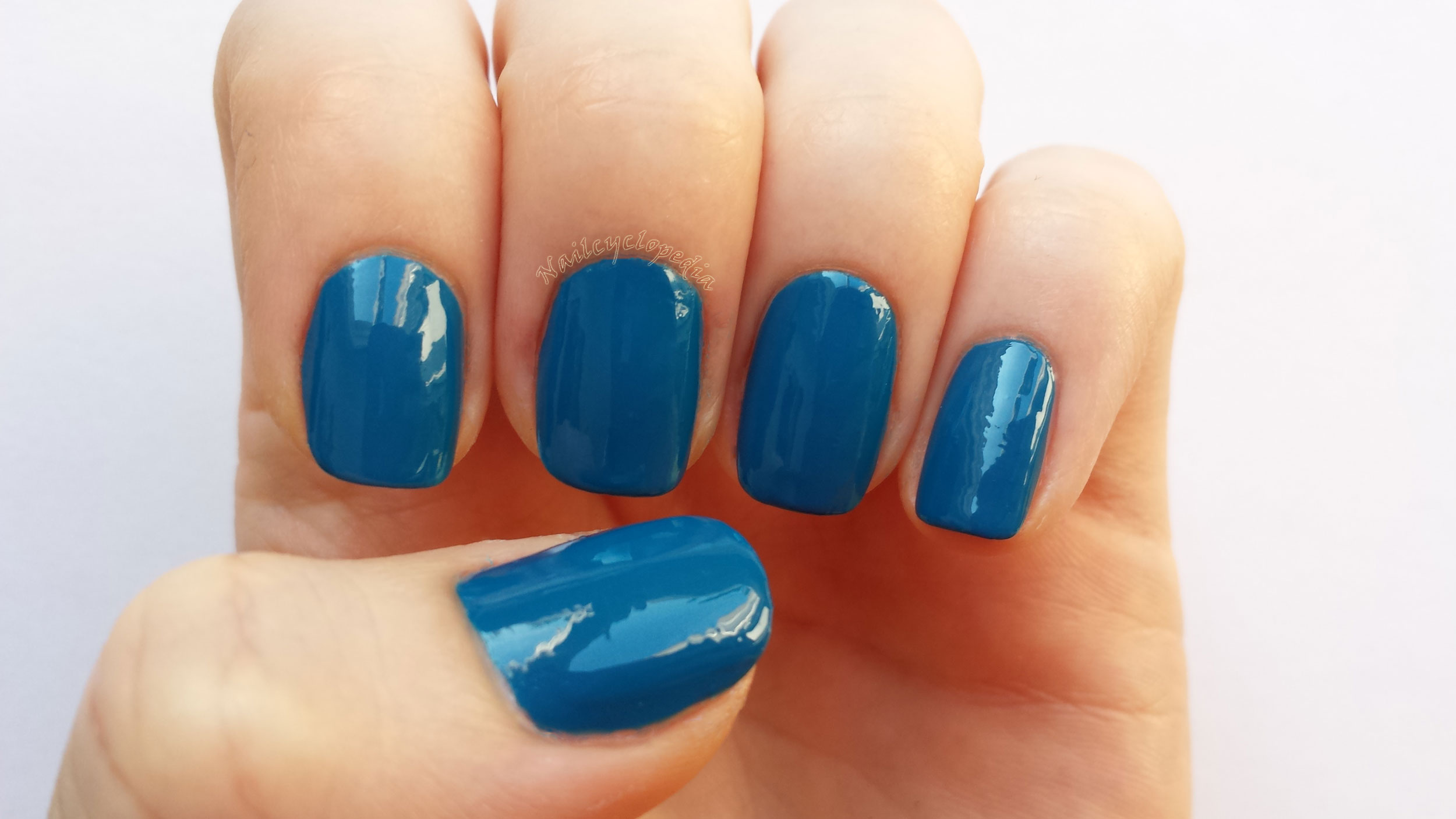 Midnight Blue Nails with Design