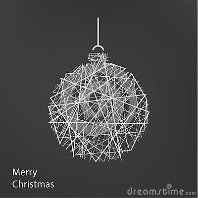 Modern Christmas Tree Outline