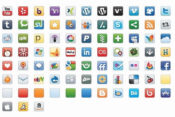 More Social Media Icons