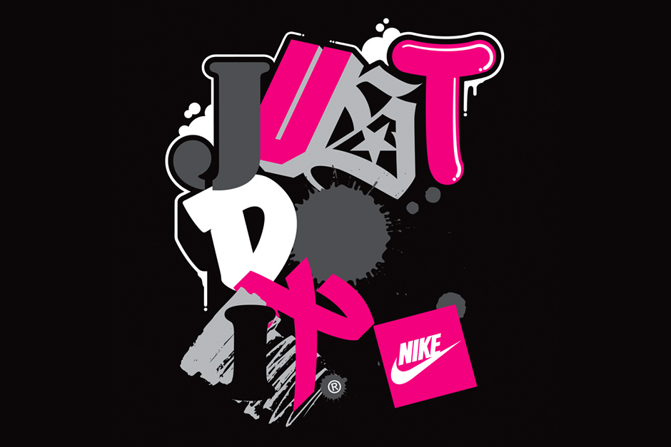 Nike Just Do It Logo Graffiti