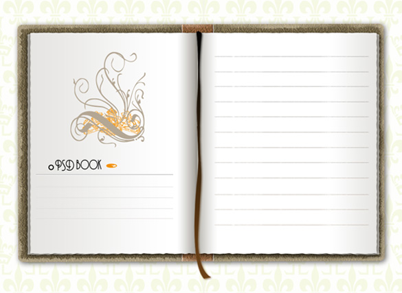 Open Notebook Clip Art Free