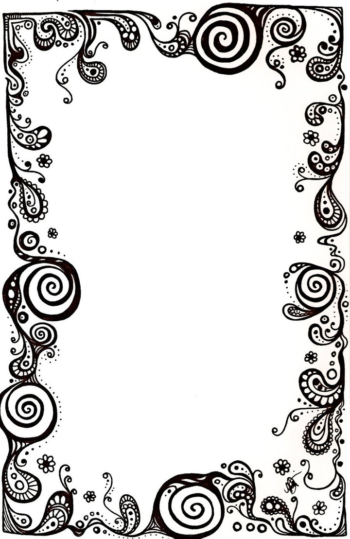 Paisley Border Clip Art