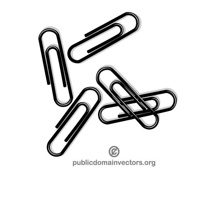 Paper Clip Vector Art