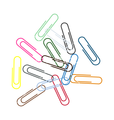 Paper Clip Vector Art