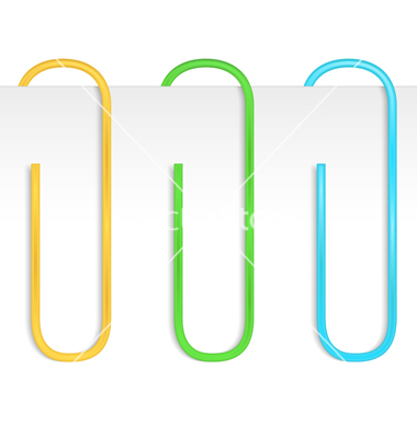 Paper Clip Vector Art