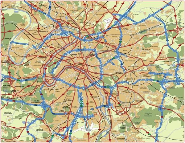 Paris-area Map