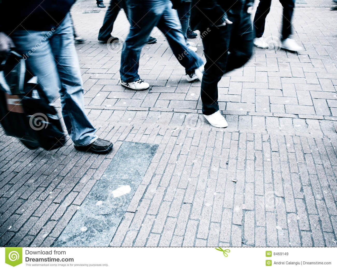 People Walking Royalty Free