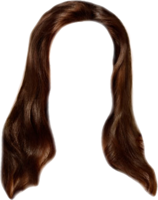 Photoshop Long Wig Brown