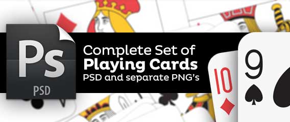 Playing Card PSD Templates