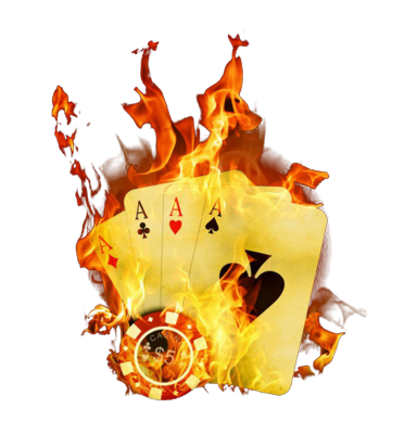Playing Cards On Fire