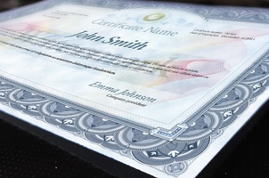PSD Certificate Template Print PSD Certificate Template Print