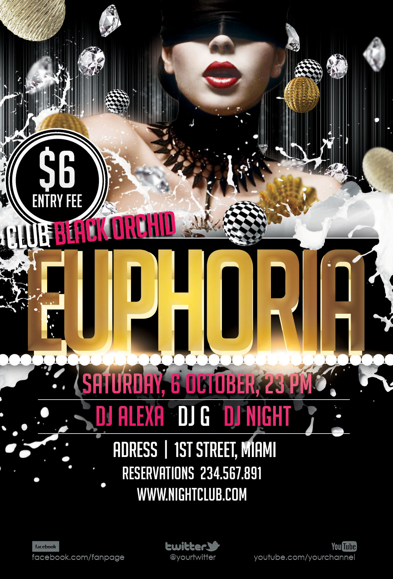 PSD Club Flyer Templates Free Download PSD Club Flyer Templates Free Download